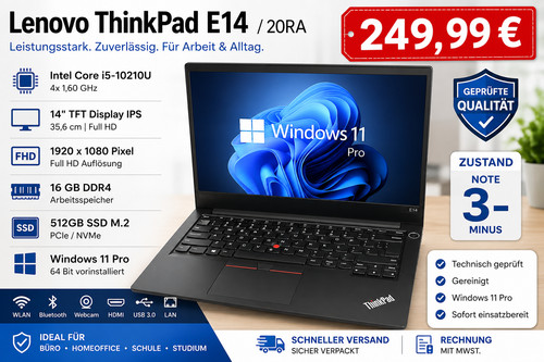 Lenovo thinkpad e14 fhd - lenovo,