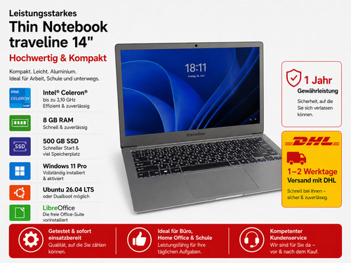 Thin notebook traveline - notebook,